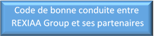 Code de conduite entre Rexiaa et ses partenaires